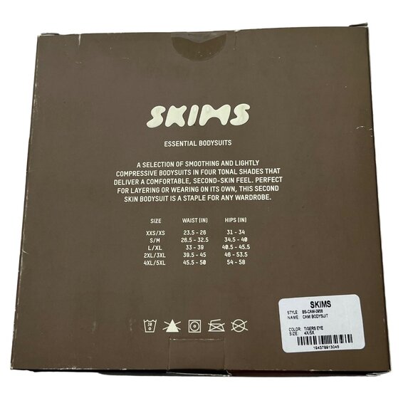 SKIMS Essential Cami Bodysuit Tigers Eye Womens‎ 4X/5X - Picture 9 of 13